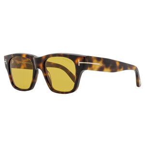 Tom Ford Caine-02 Square Sunglasses TF1280 53E Blonde Havana 53mm FT1280